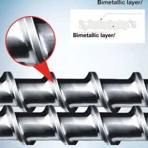 Биметаллический винт и бочка для пластиковой машины